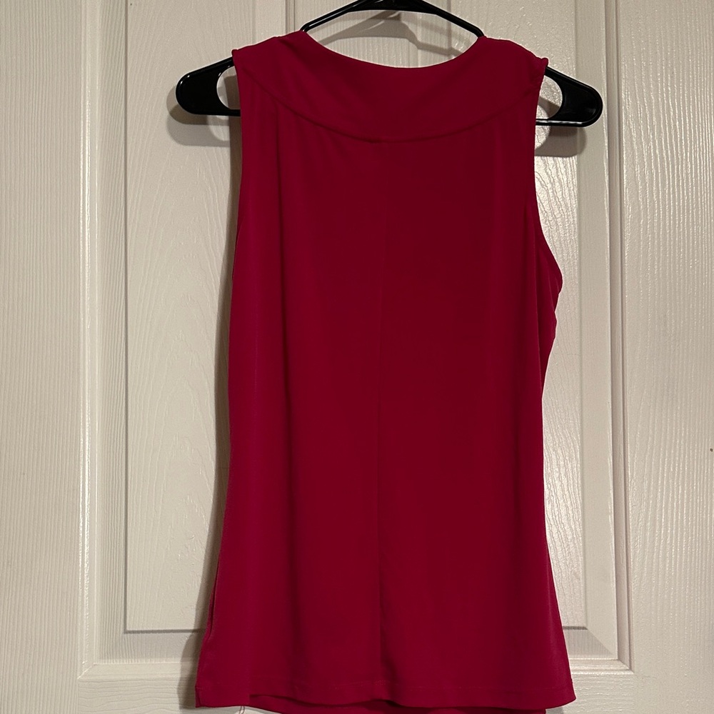 Worthington Vivid Pink Sleeveless Tank Top - Picture 3 of 4